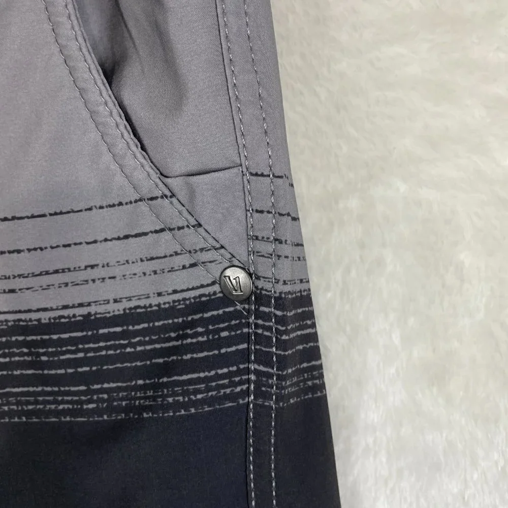 Vuori Athletic Shorts Mens 2XL Gray Lined Drawstrings Pockets